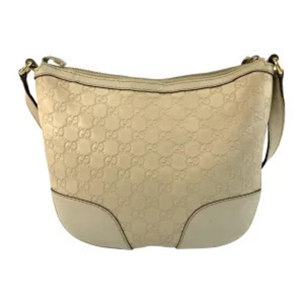 Gucci Beige ssima White Lovely Bag Ivory Leather Shoulder Pouch Tan White